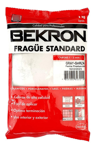 Befrague Standard Gray-garza 1 Kilo Bekron