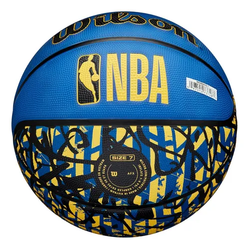 Pelota Basquetbol Basketball Wilson N7 Warriors Nba Graffiti