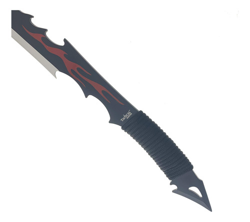 Machete Fantasy Flame Para Camping Y Corte De Ramas