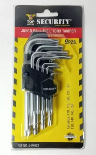 Llaves Allen Torx 9 Pzs Medianas 