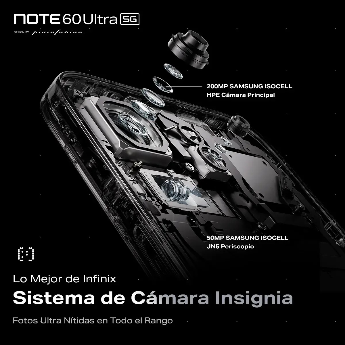 Celular Infinix Note 60 Ultra 12+512gb Plateado
