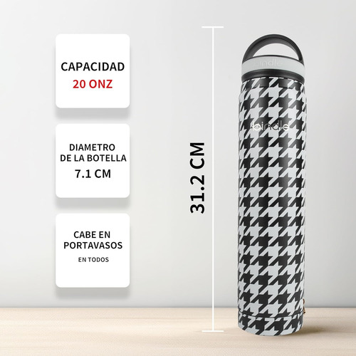 Termo Acero Inoxidable 20 Oz Bindle Botella Frio Caliente