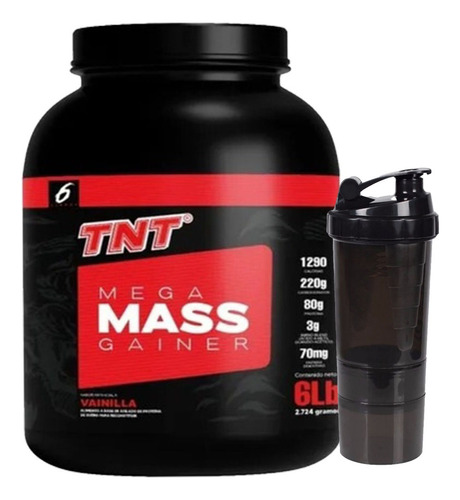 Tnt Mega Mass Gainer 6 Libras - L a $25833