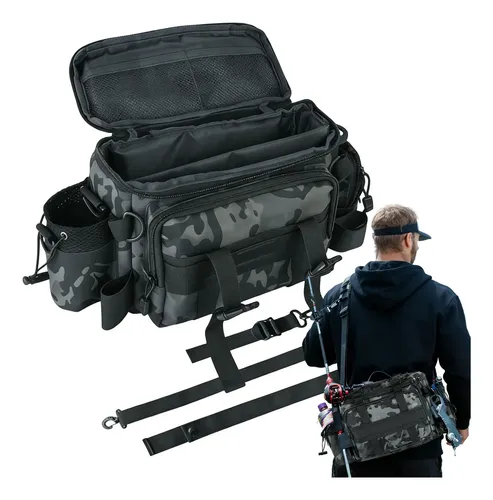 Bolsa Impermeável para Iscas de Pesca Camuflada