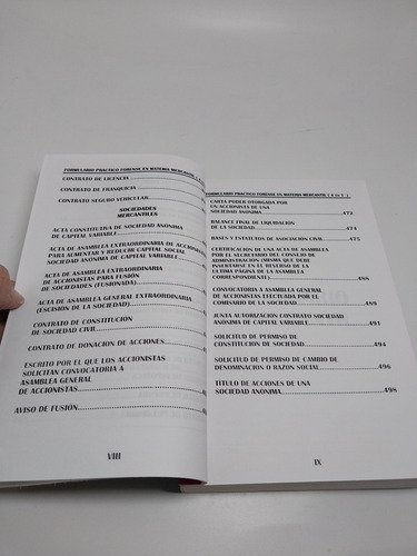 Formulario Práctico Forense En Materia Mercantil 4 En 1 (Usado)