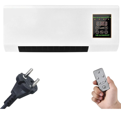 Paquete 10 Mini Calentador De Pared Calefactor Espacio Blanco