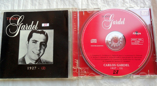 Todo Carlos Gardel : 17 Temas 1927 * Cd Ed. Spain Impecable