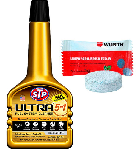 Aditivo Stp Ultra 5x1 Limpa Sistema Injeção 450 Ml Gas/flex