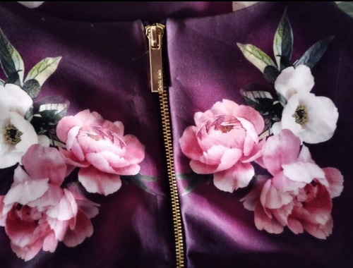 Vestido Lápiz Calvin Klein Floral Talla 2 /xs Dama (Usado)