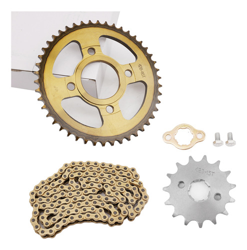 Kit De Arrastre Cadena Reforzada Italika Dm200 250 F0203ks24
