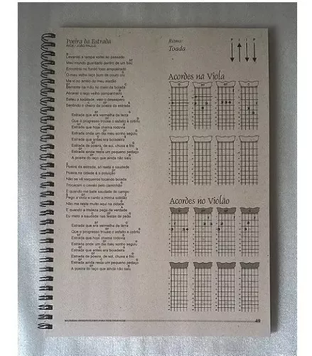 Caderno Sertanejo Letras, Cifras Viola E Violão Vol.2 - Casadei  Instrumentos Musicais