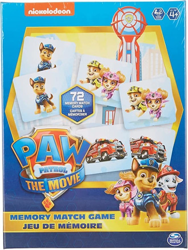 Paw Patrol The Movie Memory Matching Game | Para Niños Y N.