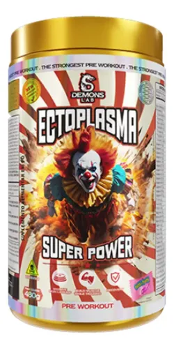 Cafeína Demons Lab Pré Treino Ectoplasma em pó sabor Tutti frutti x 480g