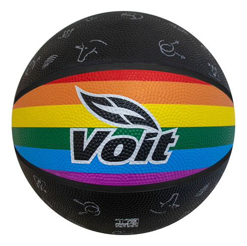 Balón Básquetbol Voit # 7 Multicolor 