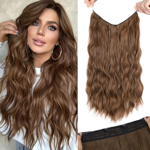 Hoojih Wire Extensiones De Cabello 2 Maneras Ajustables Tama