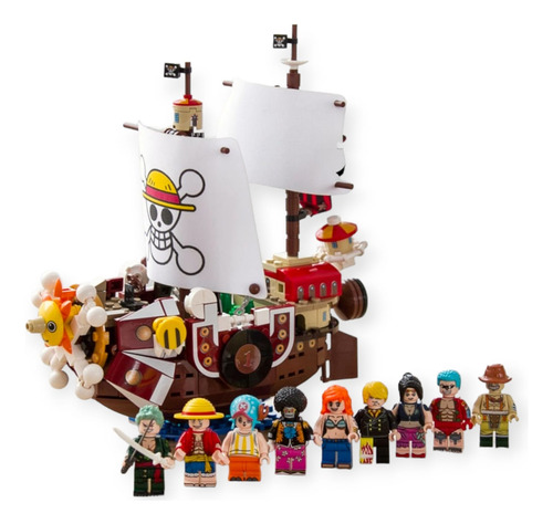 Barco Armable One Piece Piratas Juguete Bloques Construccion