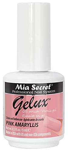 Mia Secret Gelux - Esmalte De Gel, Color Rosa