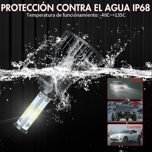 16000lm, Focos Led Y Antiniebla Para Chevy Corsa 2002-2008