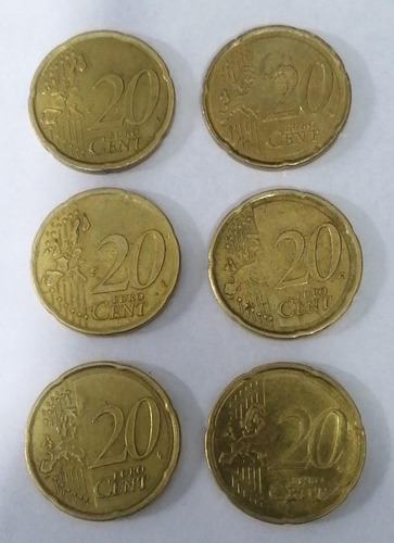España, 20 Céntimos Euro 2001 (Usado)