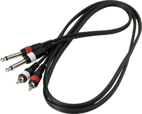 Imagen 1 de 10 de Cable Warwick Rca A 2 Plug Mono 1.50m