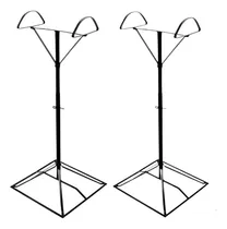 Comprar Kit 2 Porta Selas De Chão Suporte Para Arreio Cela Em Oferta