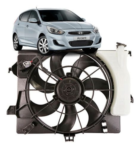  Electroventilador Completo Para Accent Rb 1.4 2012 2019