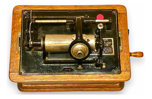 Autentico Fonógrafo Antiguo Marca Edison Año 1906 Funcionand (Usado)