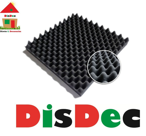 Placa Panel Acústico Espuma X Panel Basic 500 X 500 X 25 Mm