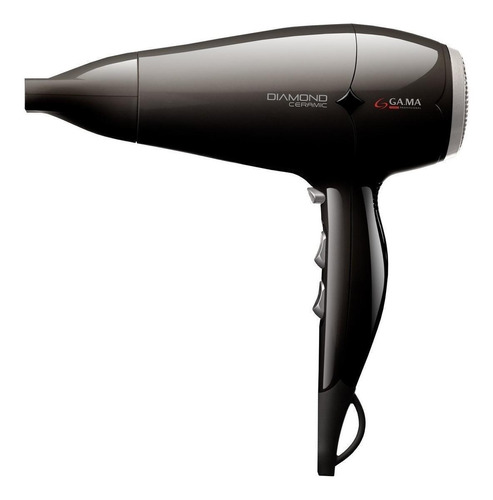 Secador De Pelo Ga.ma  Diamond Ceramic Negro 220v-240v