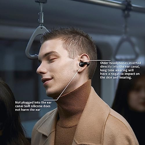 Auriculares De Oído Abiertos Clip Inalámbricos 5.3,...