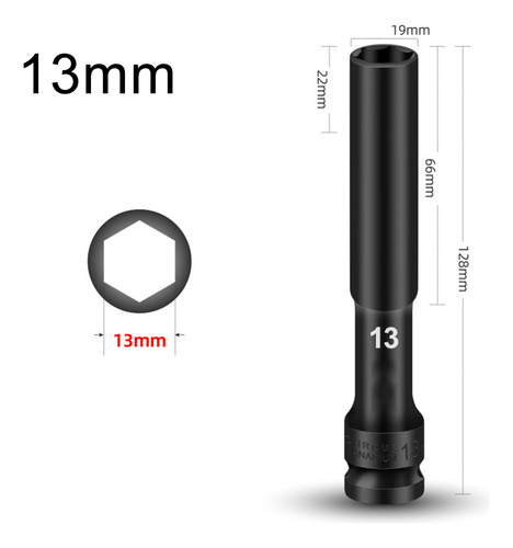 Soquete Hexagonal Para Chave Elétrica Air Tool Spanner Conve