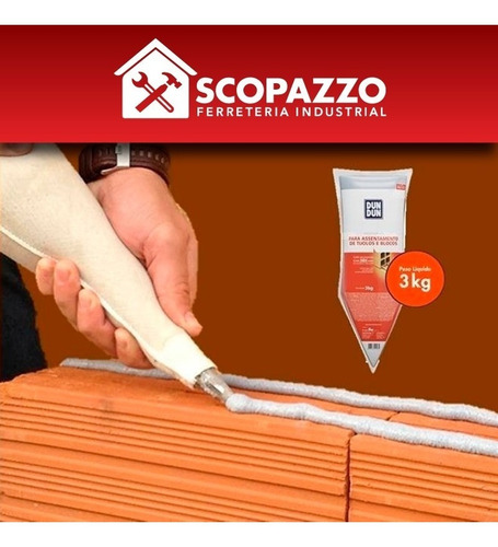Masa Dun Dun Adhesivo Listo Para Usar En Ladrillos 3kg