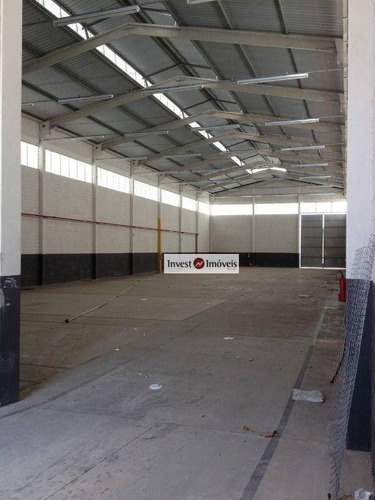 Imagem 3 de 9 de Galpão Para Alugar, 1200 M² Por R$ 19.000,00/mês - Jardim Califórnia - Jacareí/sp - Ga0178