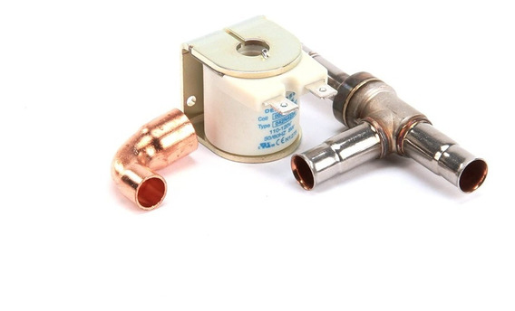 Válvula solenoide válvula solenoide AC 220V N/C Electroválvula plástica eléctrica normalmente cerrada para la máquina de hielo 