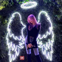 Comprar Alquiler Alas De Ángel Luces Led Neón Para Sesión De Fotos