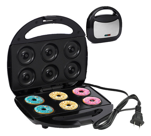 Mini Máquina Para Hacer Donuts Con 6 Orificios 110/220 V