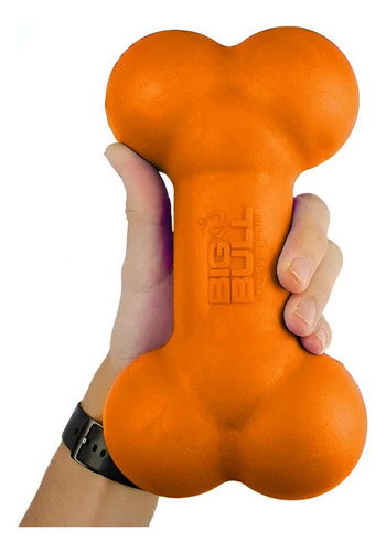 Brinquedo Cachorro Grande Porte Pet Osso Anti Stress Cães G Cor Laranja