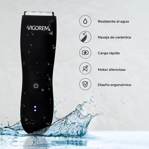 Imagen 4 de 10 de Rasuradora Cortadora Depila Hombre Vigorem Pro Cuerpo Entero