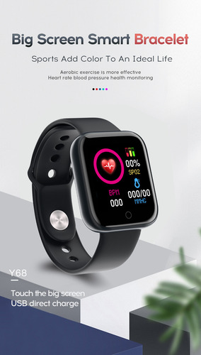 Reloj Inteligente Y68 Reloj Deportivo Bluetooth Para Estudia