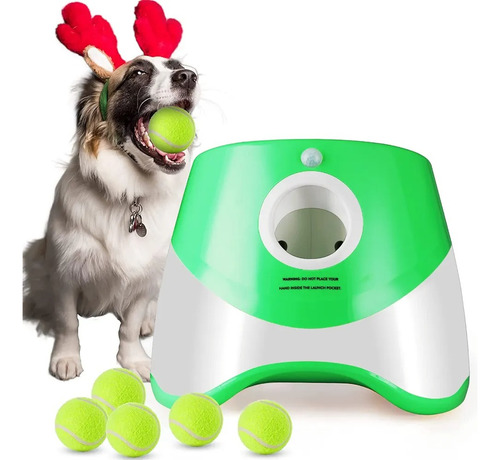 Lanzador Automático De Bolas Para Perros, Distancia De 10 A