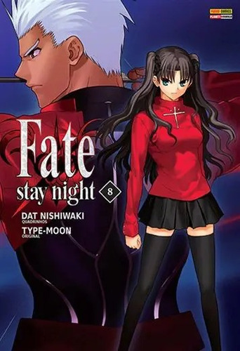 Fate Stay Night Vol 08, De Dat Nishiwaki. Editora Panini, Capa Mole Em Português