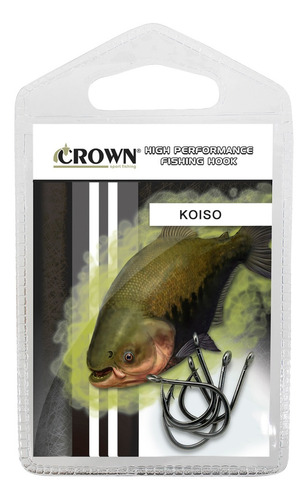 Crown Anzol Koiso Black Nº 10 - C/10 Unidades