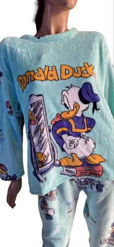Pijama 2 Piezas Afelpado Personaje Dama