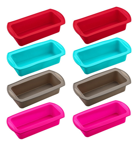 Molde Rectangular De Silicona Para Hornear Pan Y Pasteles, A
