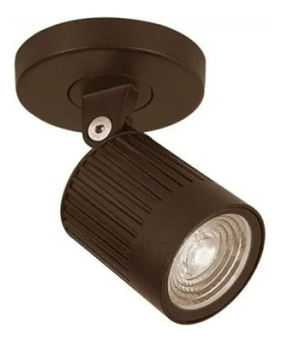 Spot Pergo Led C/ Canopla 4w 2700k Bivolt Interlight Il3038 Cor Marrom 110v/220v