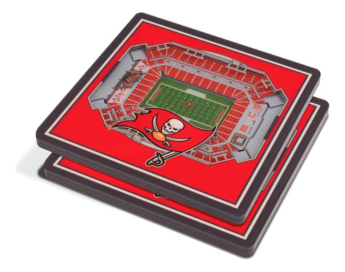 Posavasos 3d Stadiumview De Tampa Bay Buccaneers De Nfl...