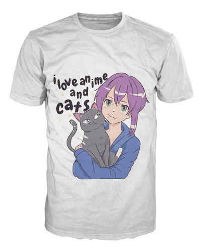 Camiseta Anime Otaku Gaming Moda Exclusiva Personalizable 16