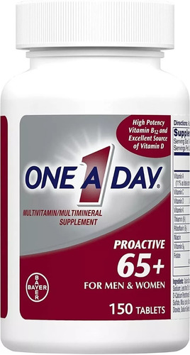 Suplemento Vitaminico One A Day Multimineral 150 Tabletas Sabor Sin Sabor