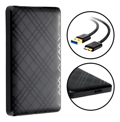 Case Externo Disco Duro Sata 2.5 PuLG Usb 3.0 - Pc - Laptop 