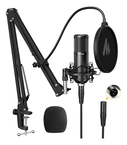 Xlr Kit De Microfono De Condensador Maono Au-pm320s Microfon